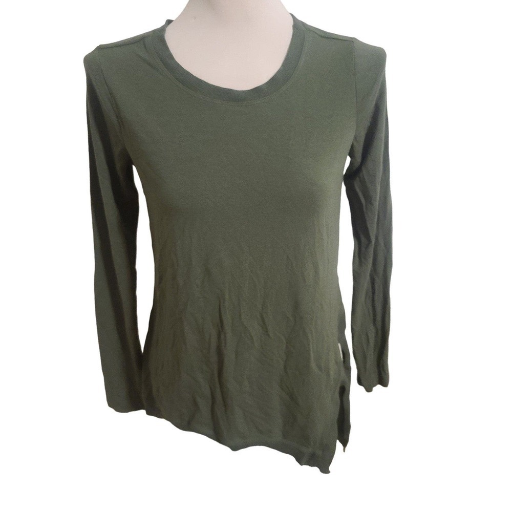 Southcott Womens Green Long Sleeve the point Top Size 0